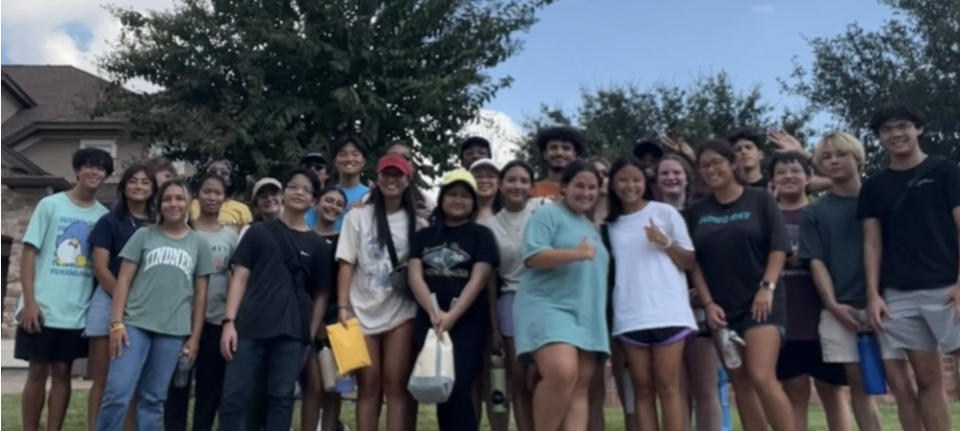 group photo after door-to-door